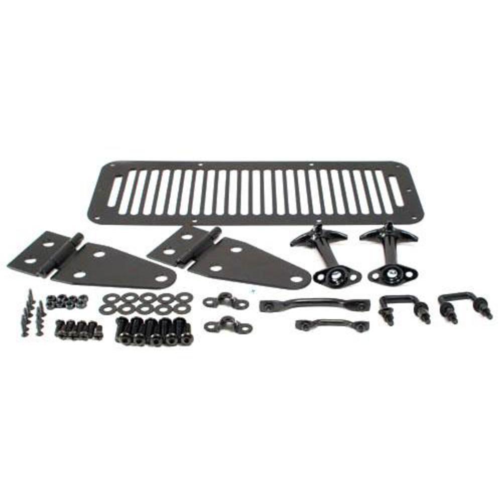 Smittybilt Complete Hood Kit - Black - 7699 Complete Hood