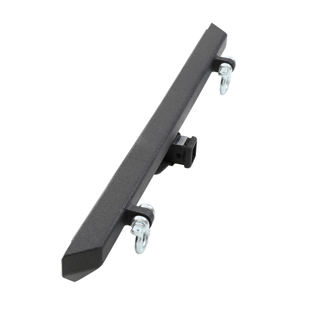 SRC Classic Rear Bumper w/ D-Ring Mounts - Textured Black (76-06 