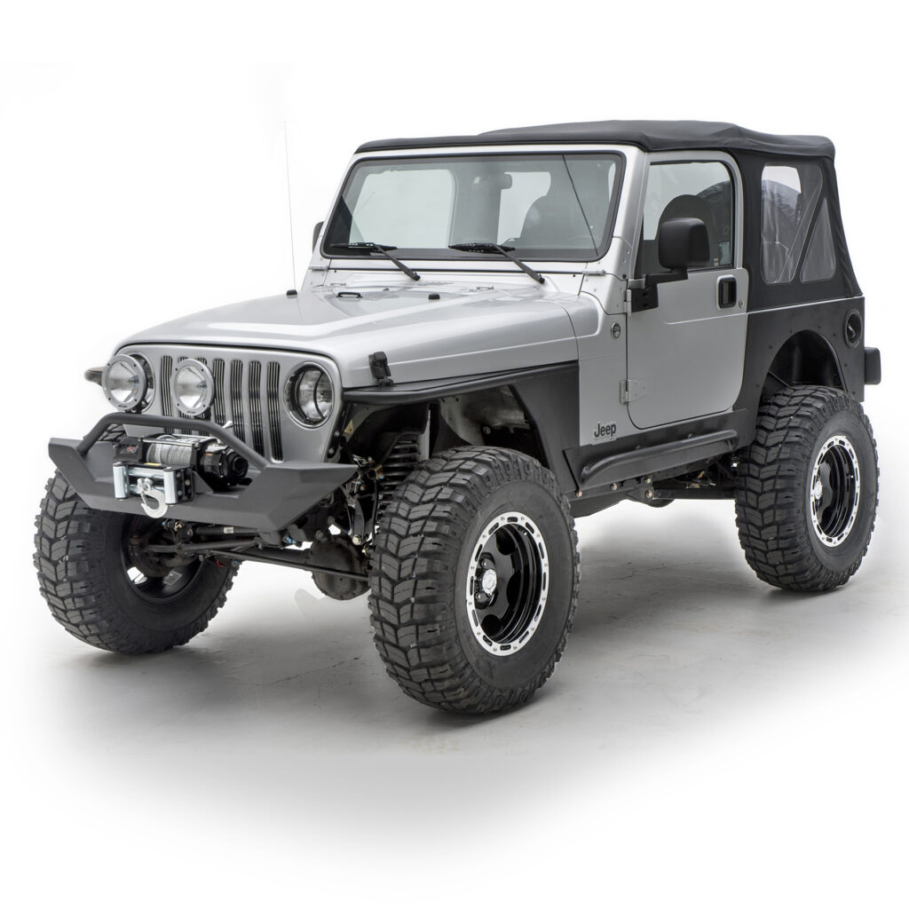 XRC Front Tube Fender Pair - Textured Black (97-06 TJ) - 76872 - Smittybilt