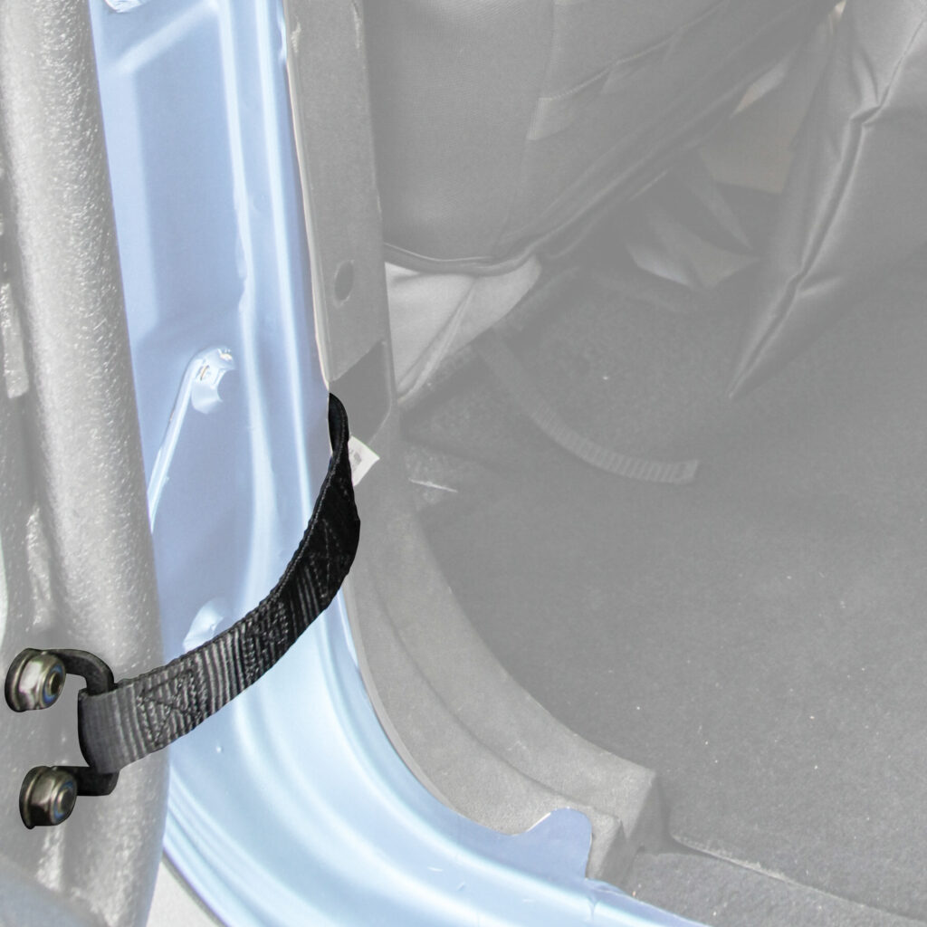 Adjustable Door Strap Pair - Black - 769401 - Smittybilt Adjustable Door Strap Pair - Black - 769401 - Smittybilt