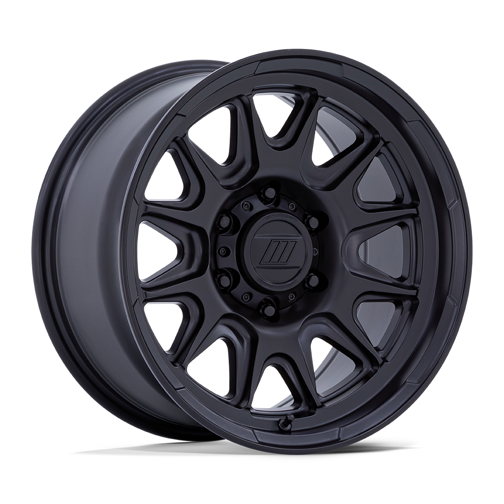 Pulse PE200 Wheel, 17×8 with 5×5 Bolt Pattern – Matte Black view 1