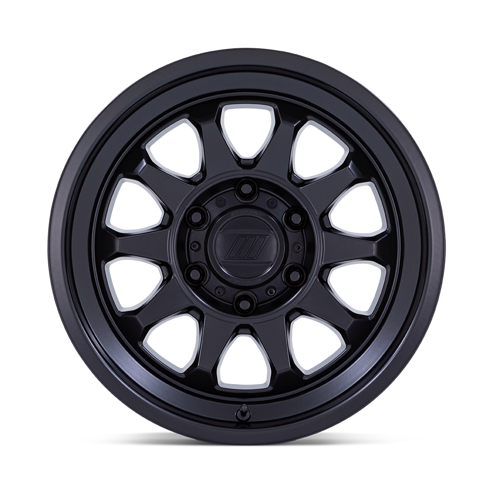 Beacon PA203 Wheel, 17×8 with 5×114.3 Bolt Pattern – Matte Black view 3