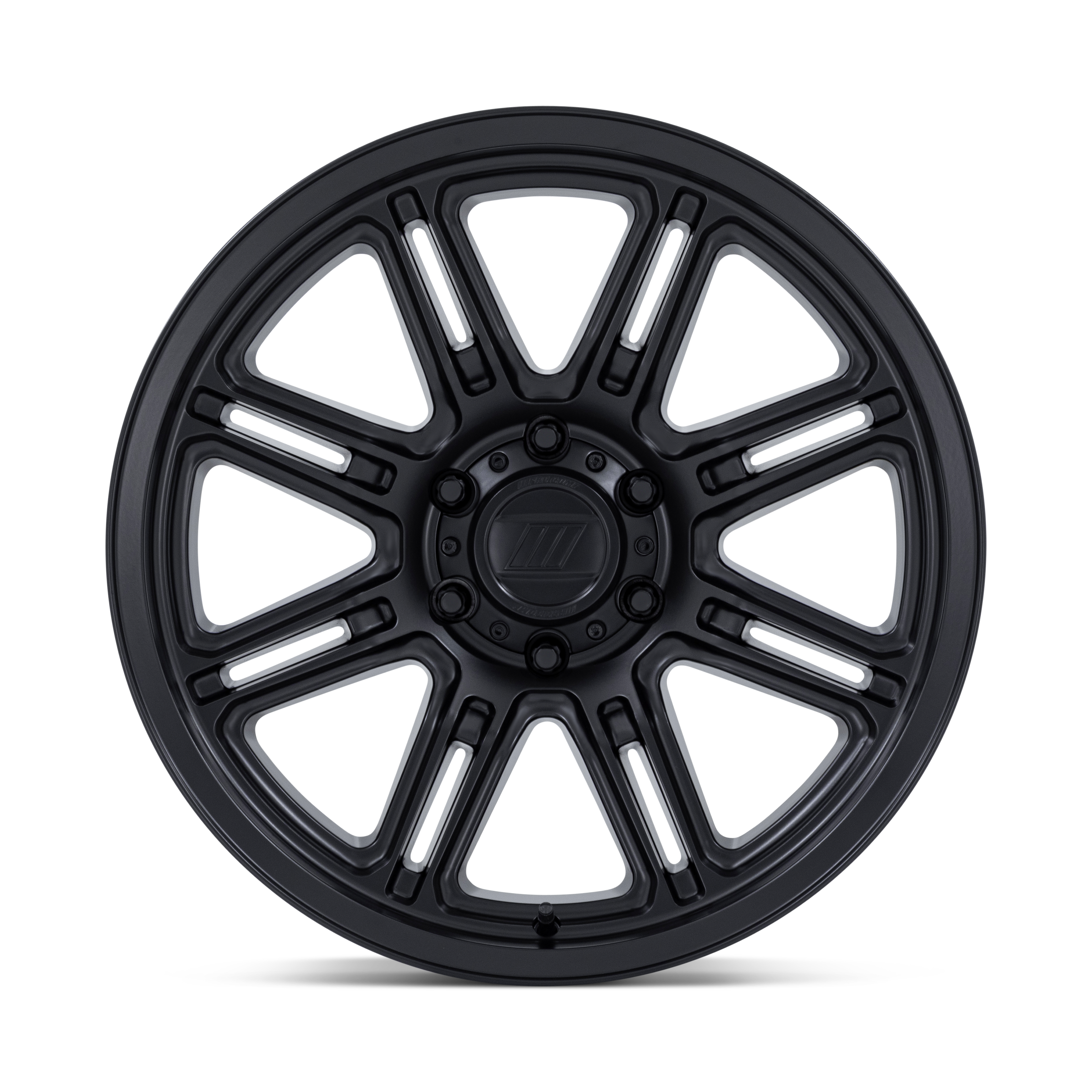 PA206 SNARE , 16X8 with 5X127 Bolt Pattern – MATTE BLACK view 3
