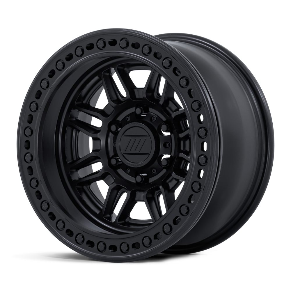 Pro Comp PA208 Wheel, 17X9 with 8×165.1 Bolt Pattern – BLACKOUT – PA208MX17908001 view 2