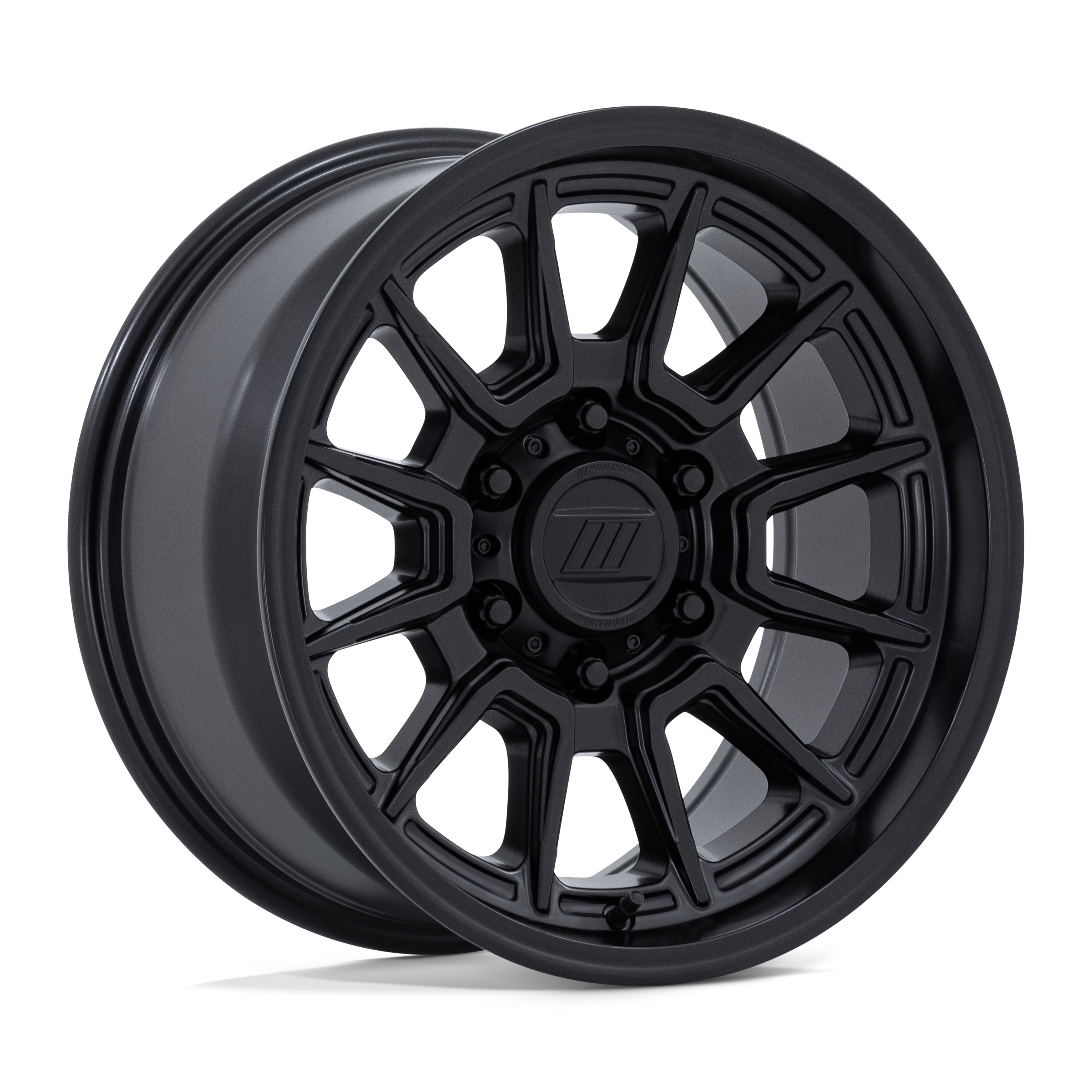 Pro Comp PA209 Wheel, 17X8.5 with 6×139.7 Bolt Pattern – MATTE BLACK – PA209MX17856800 view 1