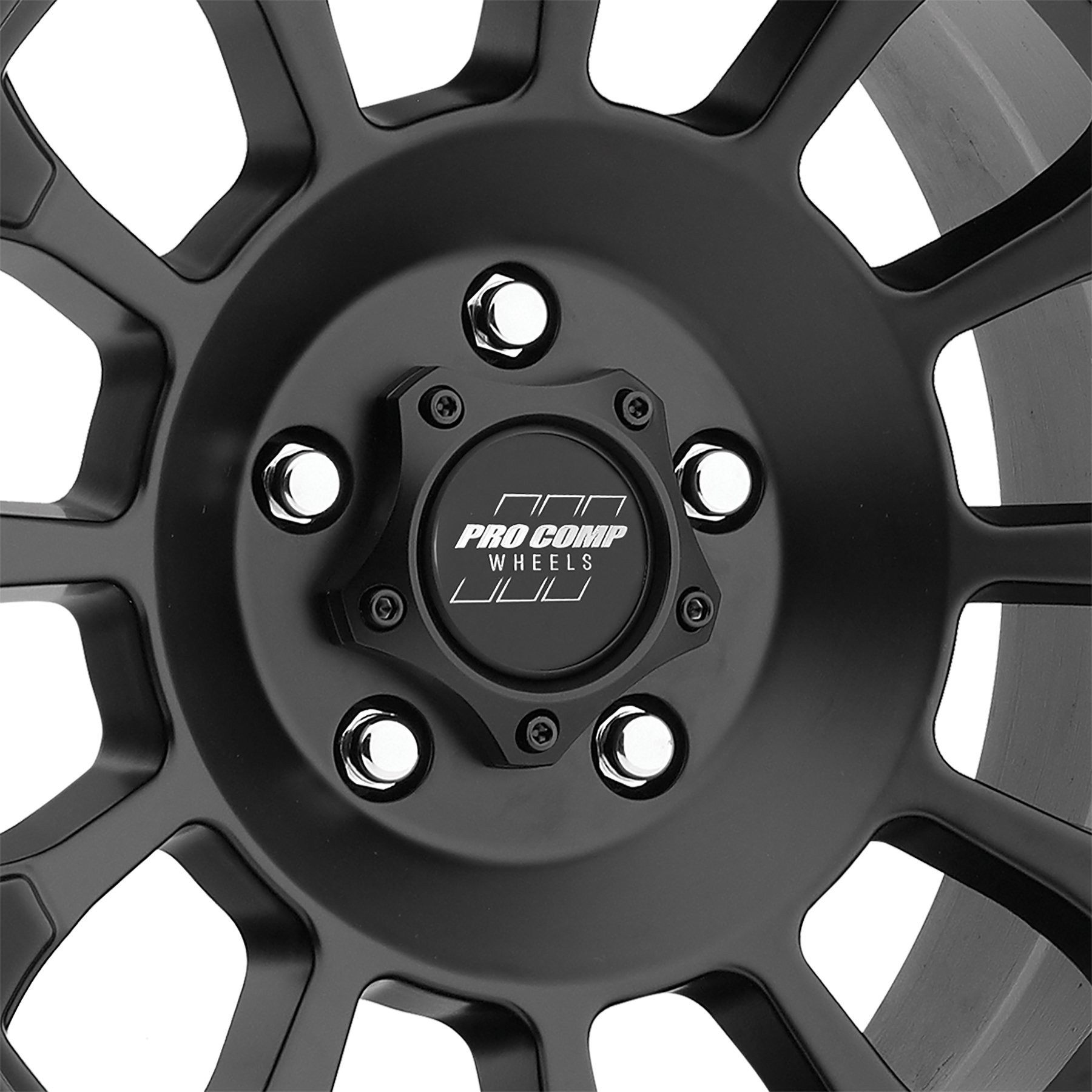 Rockwell Series 34 18×9 5×5 5BS 0mm Off Set Satin Black view 3