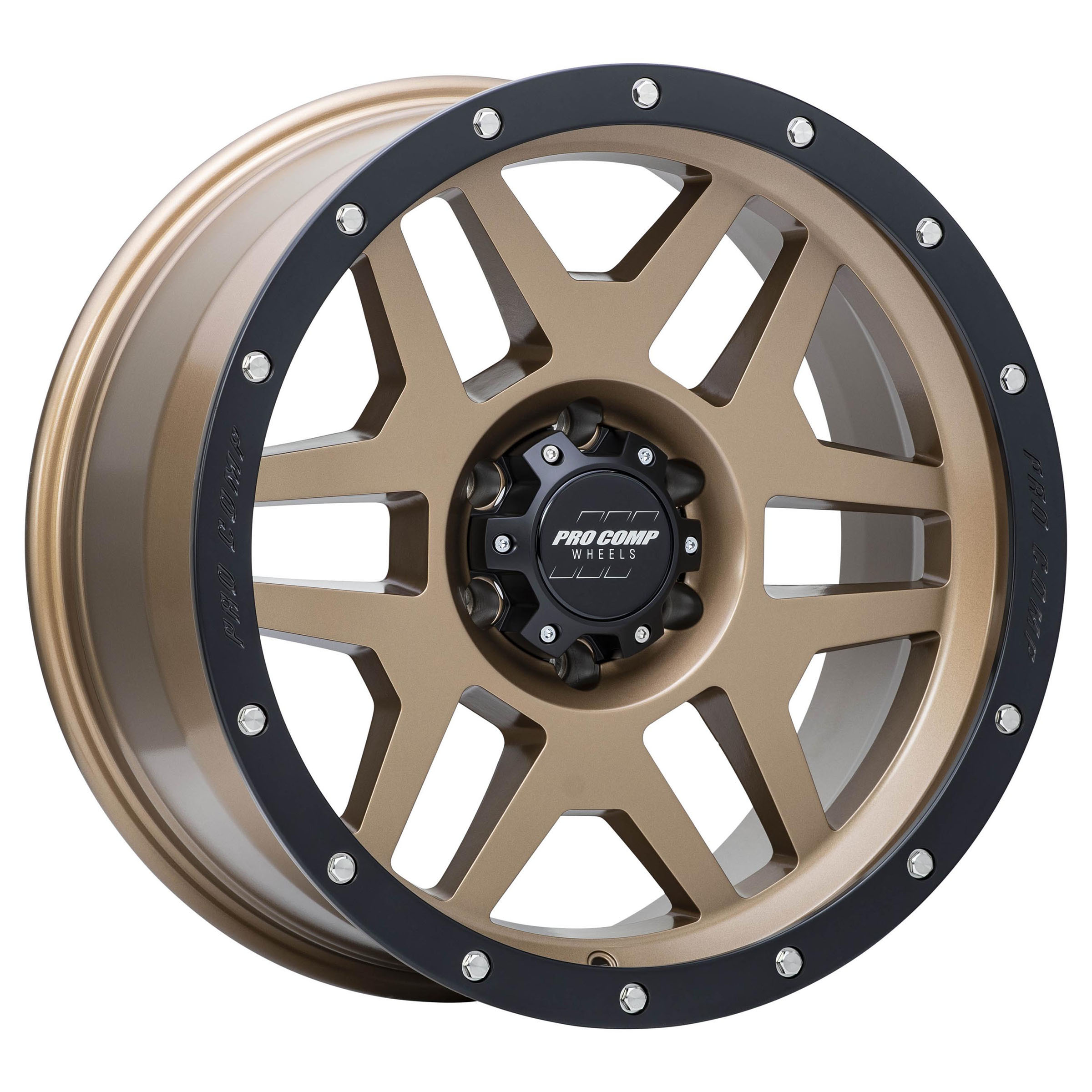 41 Series Phaser Wheel, 17×9 with 6 on 5.5 Bolt Pattern – Matte Bronze view 2