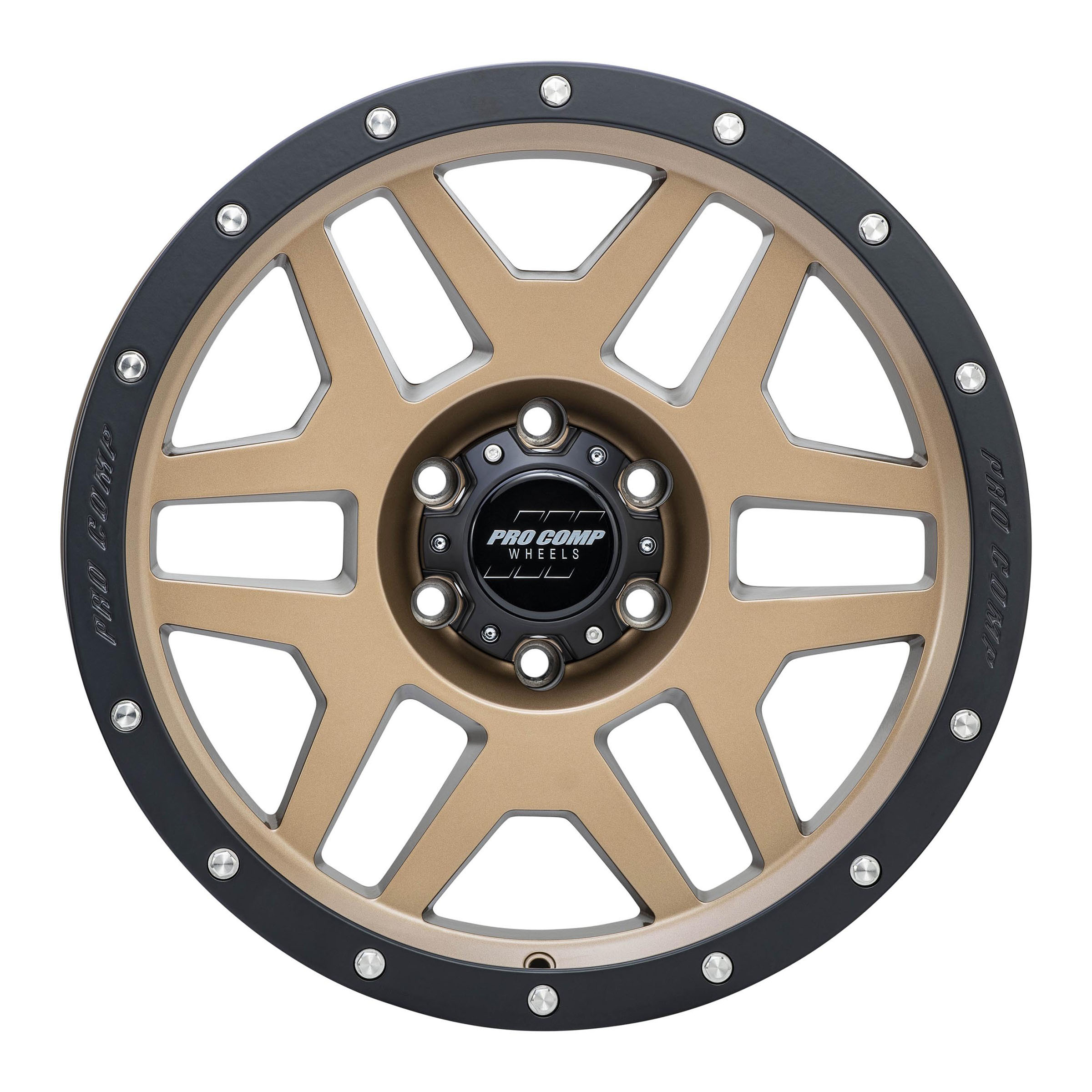 41 Series Phaser Wheel, 17×9 with 6 on 5.5 Bolt Pattern – Matte Bronze view 3