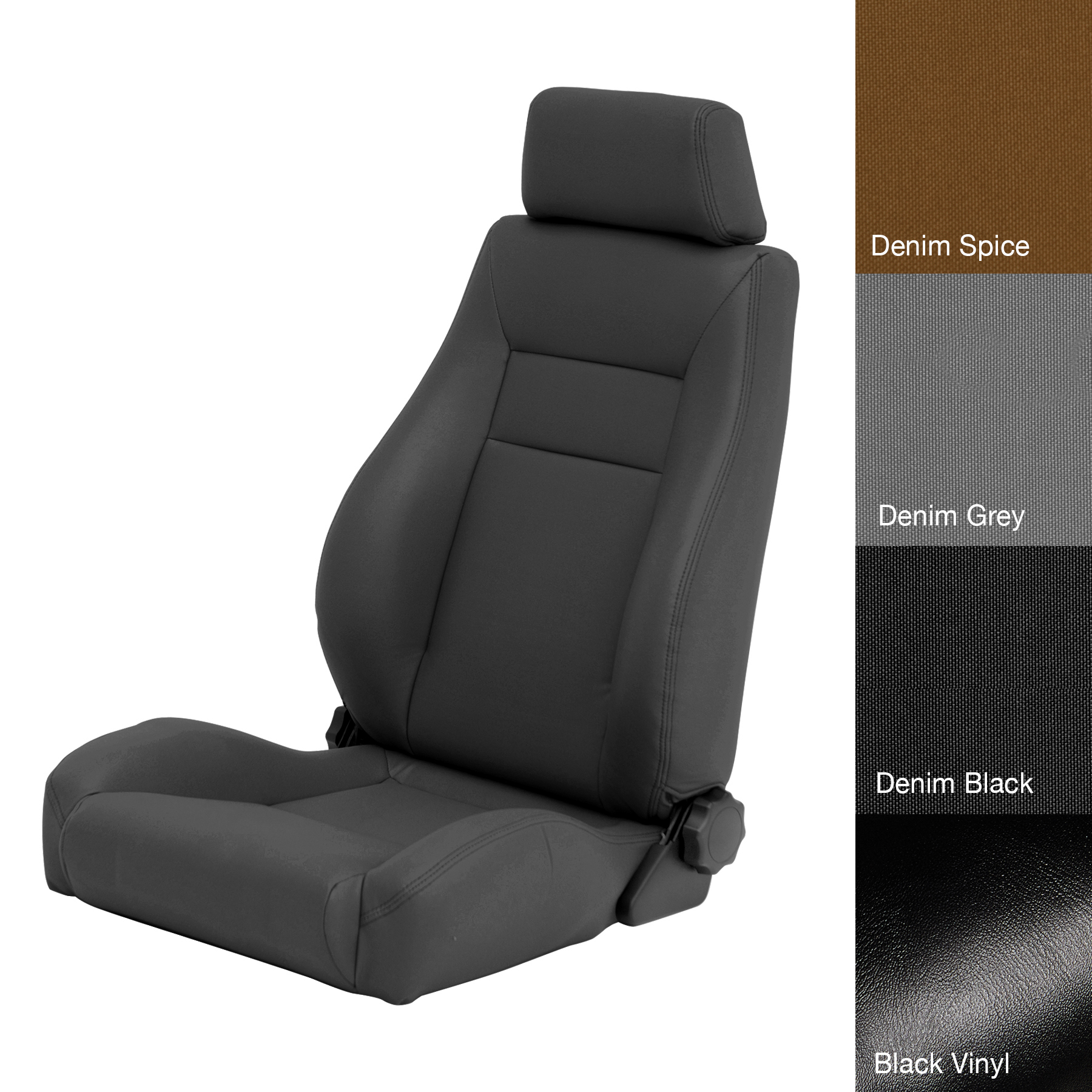 Contour Sport Front Seat w/ Recliner – Denim Black view 2