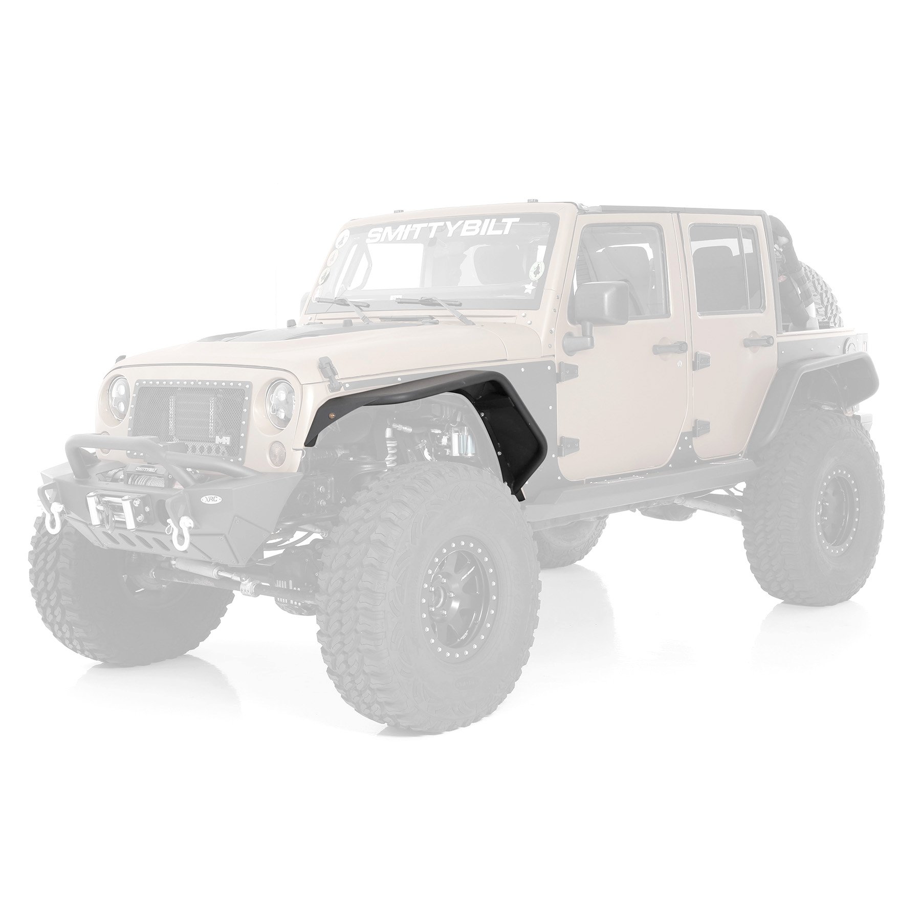 07 - 16 Jeep Wrangler JK 2 and 4 Door Flux Flare Front
