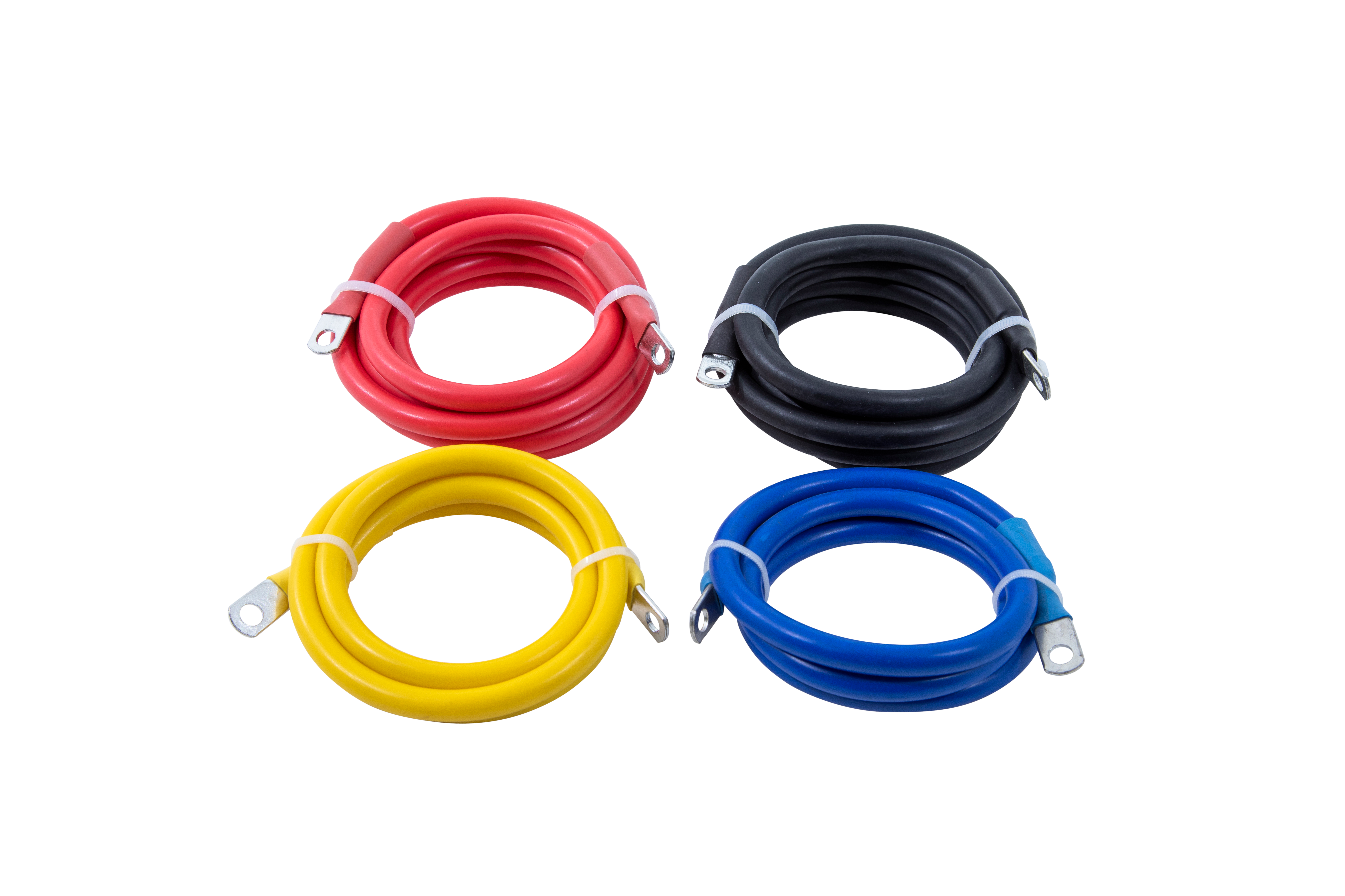 ACDCWIREANDSUPPLY 6 Gauge 8 Ft Quick Connect Battery Cable | SB50 | Winch ATV UTV