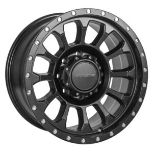 Procomp Rockwell Series 34 18×9 8×6.5 5BS 0mm Off Set Satin Black P/N [5034-8982]
Rockwell Satin Black 18×9 8×6.5 5BS Offset 0mm Cap P/N 503451500
