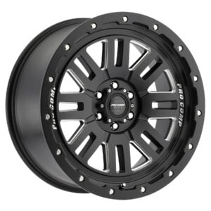 Cognos Satin Black Milled 20×9 6×5.5 5BS Offset 0mm Cap P/N 503434200
Procomp Cognos Series 61 20×9 6×5.5 5BS 0mm Off Set Satin Black Milled P/N [5161-298350]
