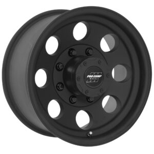 Vintage Matte Black 16×8 8×6.5 4.5BS Offset 0mm Cap P/N 8515041
Procomp Vintage Series 69 16×8 8×6.5 4.5BS 0mm Off Set Matte Black P/N [7069-6882]