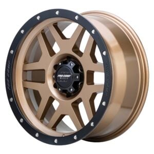 Pro Comp 41 Series Phaser Wheel, 17×9 with 6 on 5.5 Bolt Pattern – Matte Bronze – 9641-7983